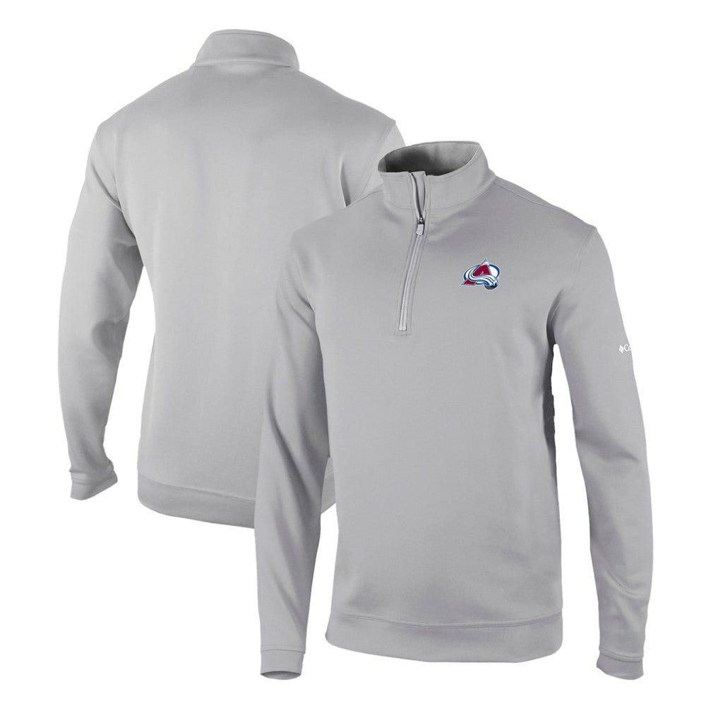 Colorado Avalanche Columbia Omni-Wick Wickhams Hills Half-Zip Pullover Top - Gray - NHL 200629228