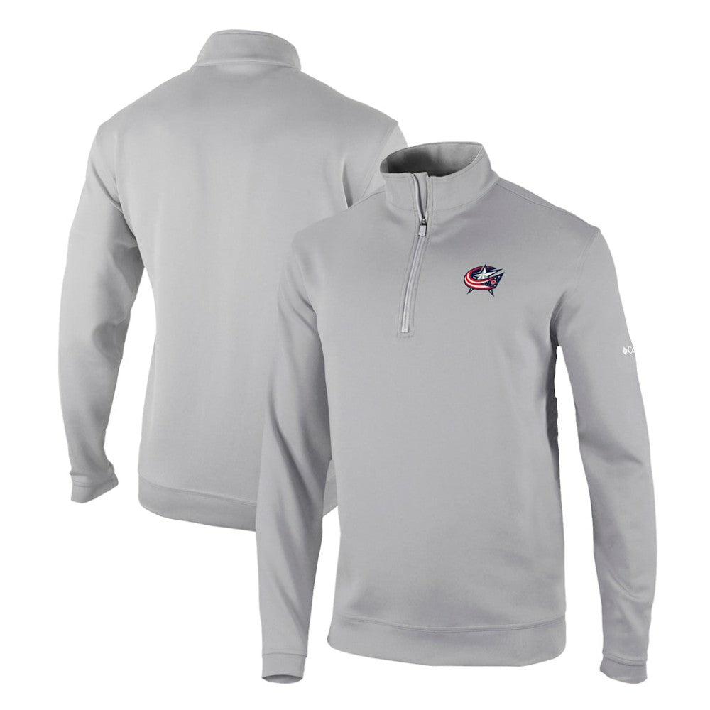 Columbus Blue Jackets Columbia Omni-Wick Wickhams Hills Half-Zip Pullover Top - Gray - NHL 200629230