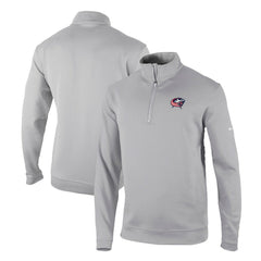 Columbus Blue Jackets Columbia Omni-Wick Wickhams Hills Half-Zip Pullover Top - Gray - NHL 200629230