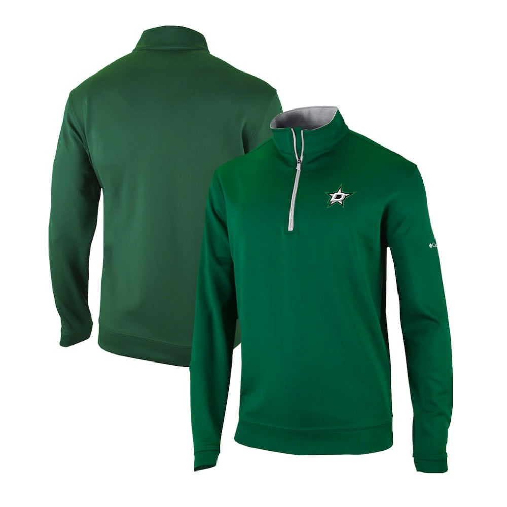Dallas Stars Columbia Omni-Wick Wickhams Hills Half-Zip Pullover Top - Green - NHL 200629231