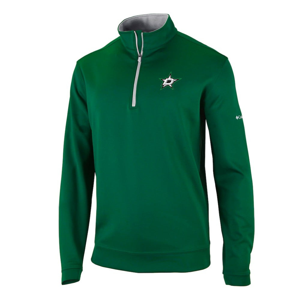 Dallas Stars Columbia Omni-Wick Wickhams Hills Half-Zip Pullover Top - Green - NHL 200629231