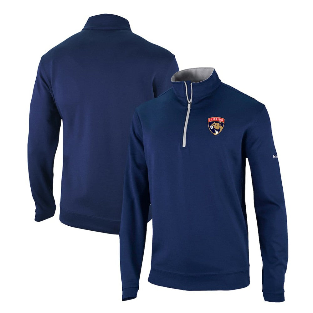 Florida Panthers Columbia Omni-Wick Wickhams Hills Half-Zip Pullover Top - Navy - NHL 200629235