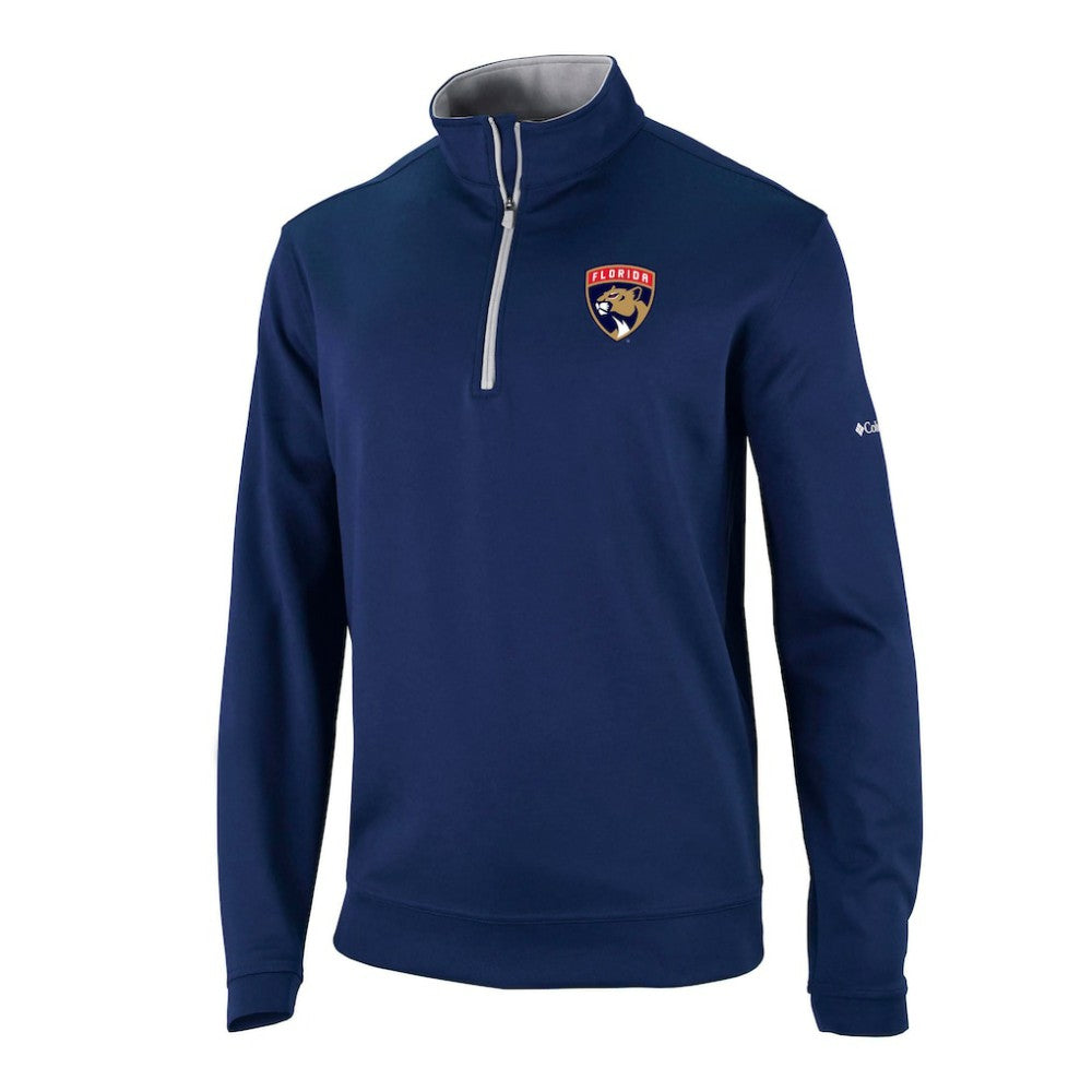 Florida Panthers Columbia Omni-Wick Wickhams Hills Half-Zip Pullover Top - Navy - NHL 200629235