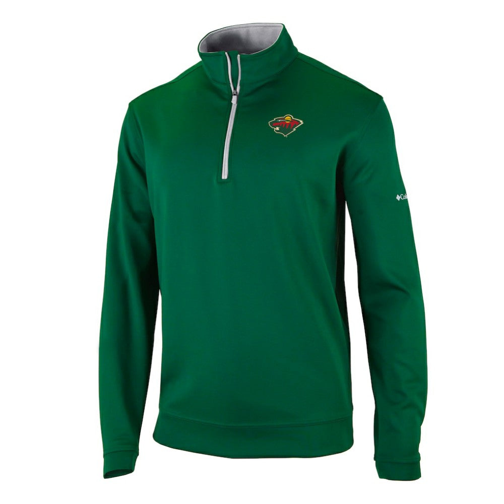 Minnesota Wild Columbia Omni-Wick Wickhams Hills Half-Zip Pullover Top - Green - NHL 200629239
