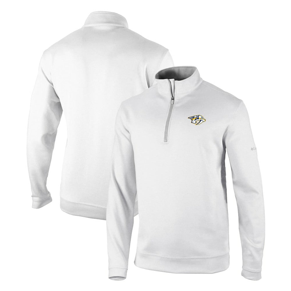 Nashville Predators Columbia Omni-Wick Wickhams Hills Half-Zip Pullover Top - White - NHL 200629242