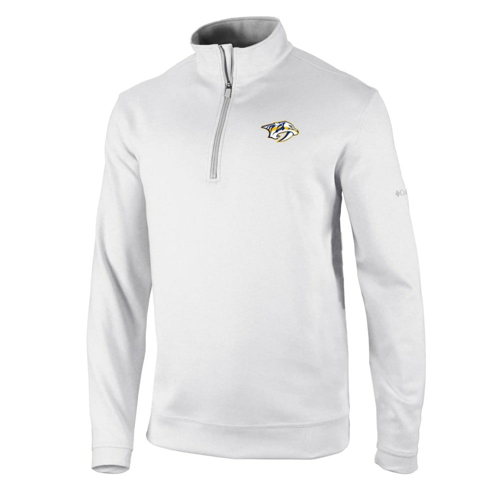 Nashville Predators Columbia Omni-Wick Wickhams Hills Half-Zip Pullover Top - White - NHL 200629242