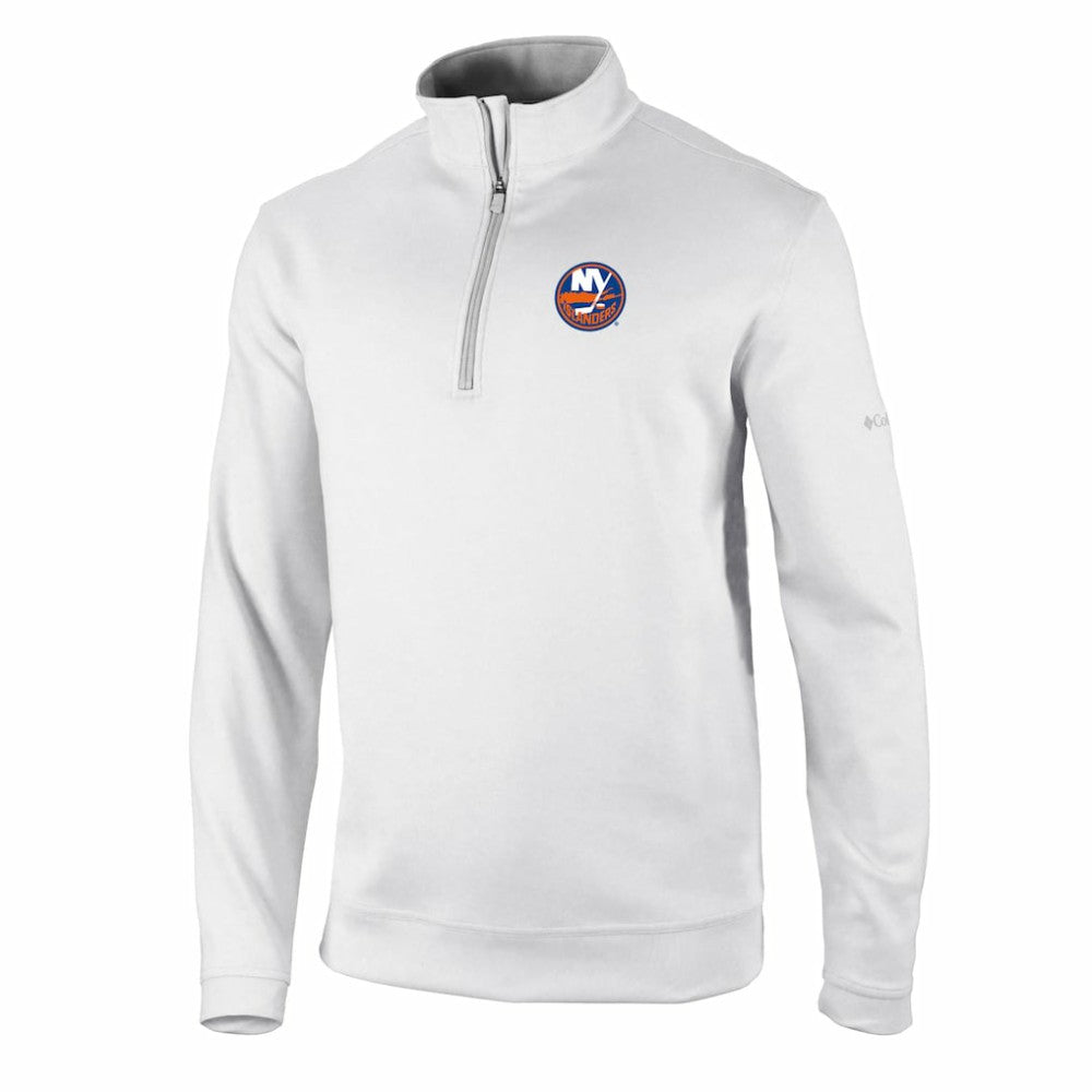 New York Islanders Columbia Omni-Wick Wickhams Hills Half-Zip Pullover Top - White - NHL 200629245
