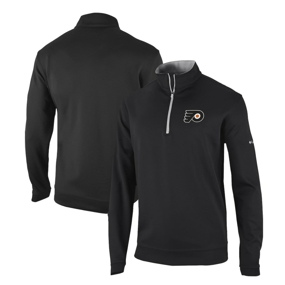 Philadelphia Flyers Columbia Omni-Wick Wickhams Hills Half-Zip Pullover Top - Black - NHL 200629250