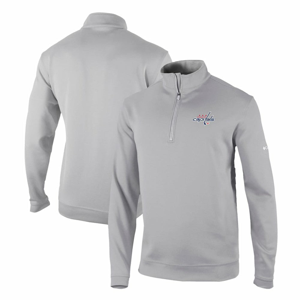 Washington Capitals Columbia Omni-Wick Wickhams Hills Half-Zip Pullover Top - Gray - NHL 200629264