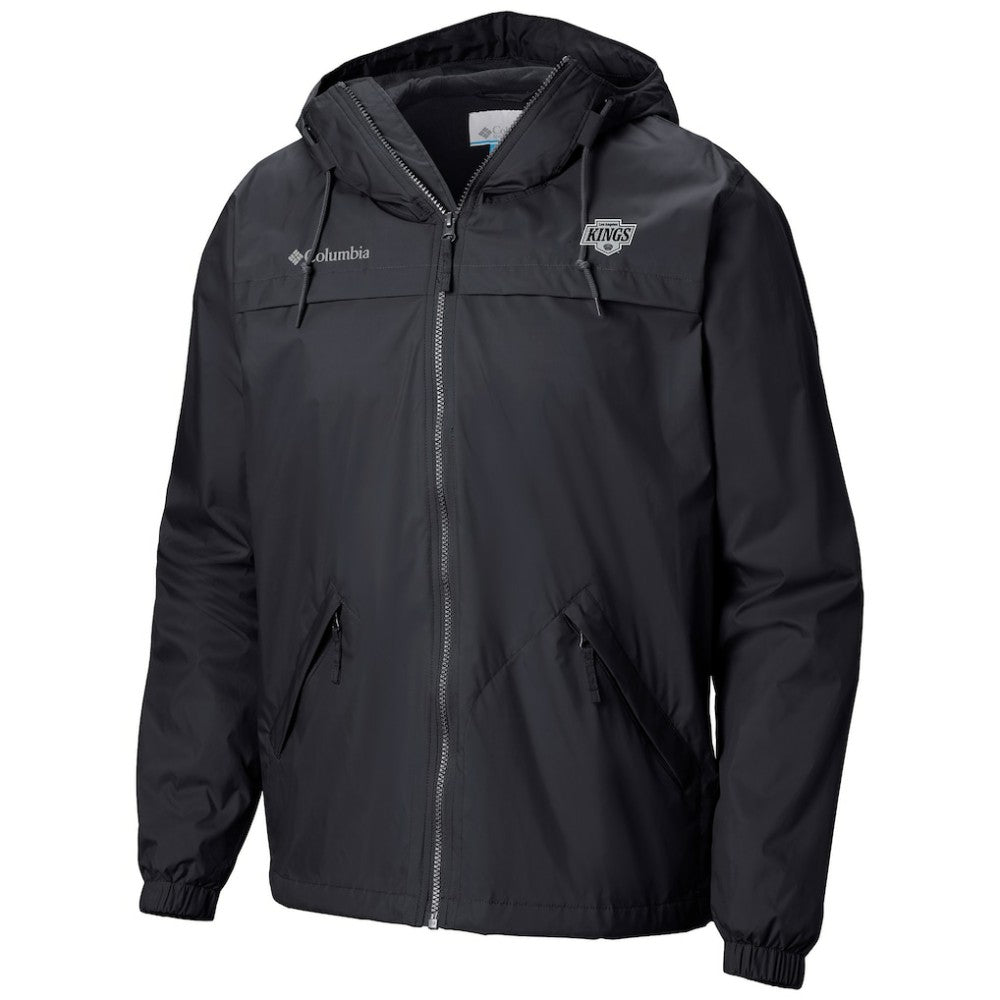 Los Angeles Kings Columbia Oroville Creek Lightweight Full-Zip Windbreaker Jacket - Black - NHL 200629328