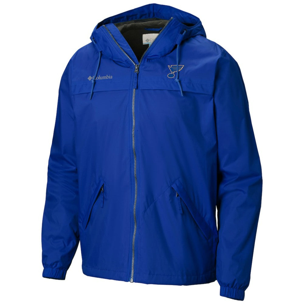St. Louis Blues Columbia Oroville Creek Lightweight Full-Zip Windbreaker Jacket - Blue - NHL 200629350