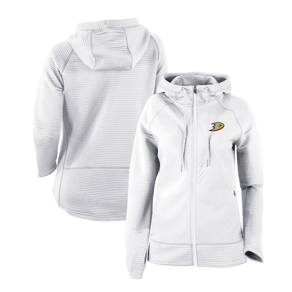 Anaheim Ducks Columbia Women's Omni-Wick Pack It Up Full-Zip Jacket - White - NHL 200629390