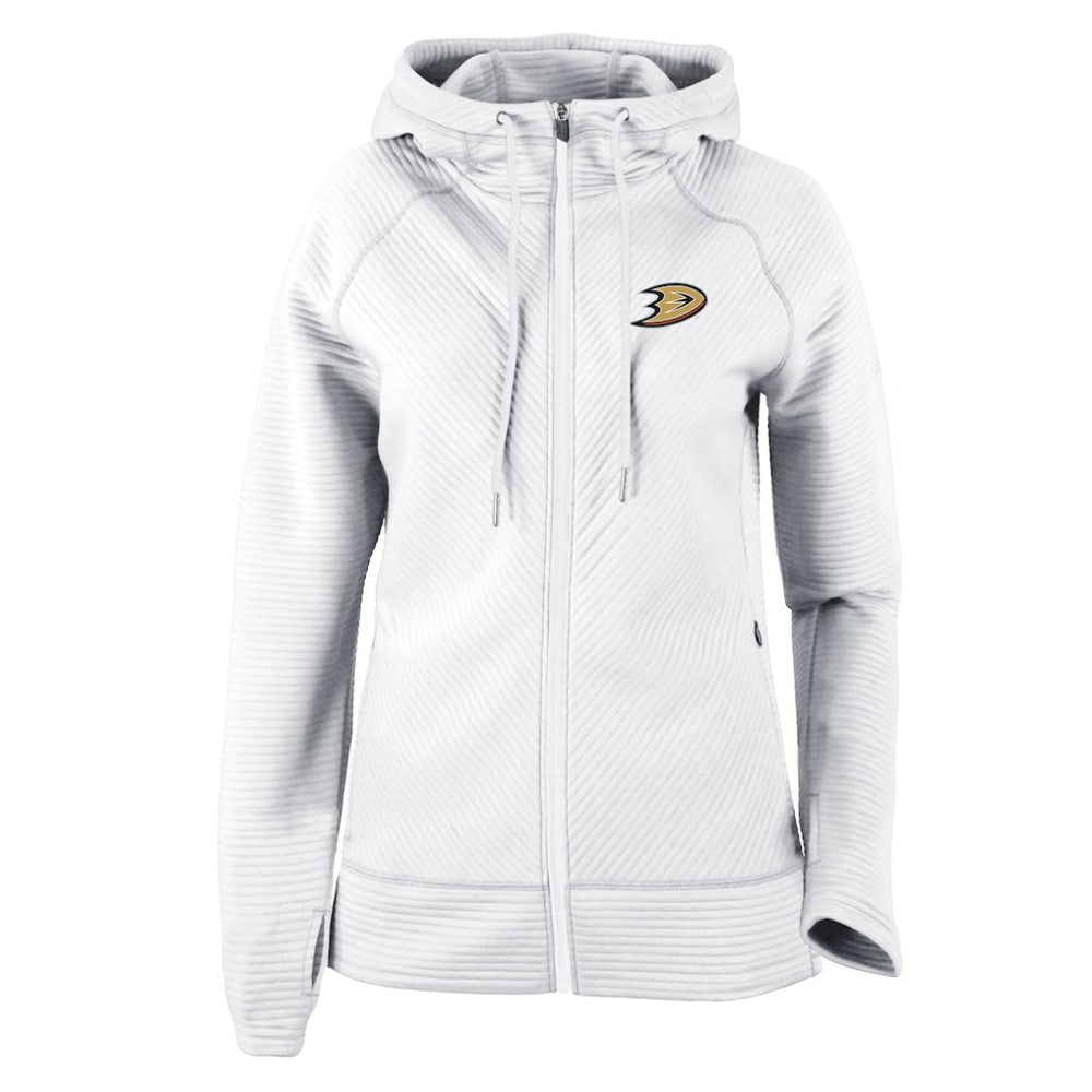 Anaheim Ducks Columbia Women's Omni-Wick Pack It Up Full-Zip Jacket - White - NHL 200629390
