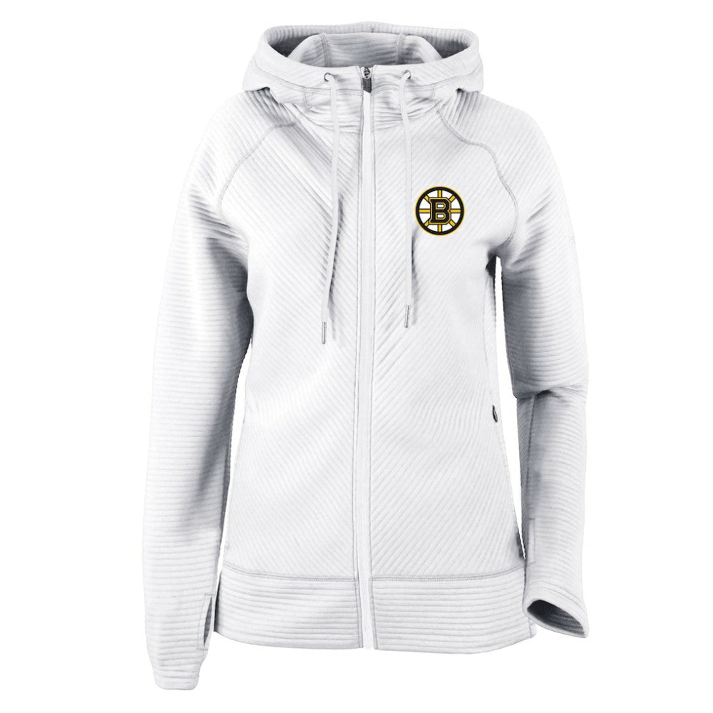 Boston Bruins Columbia Women's Omni-Wick Pack It Up Full-Zip Jacket - White - NHL 200629392
