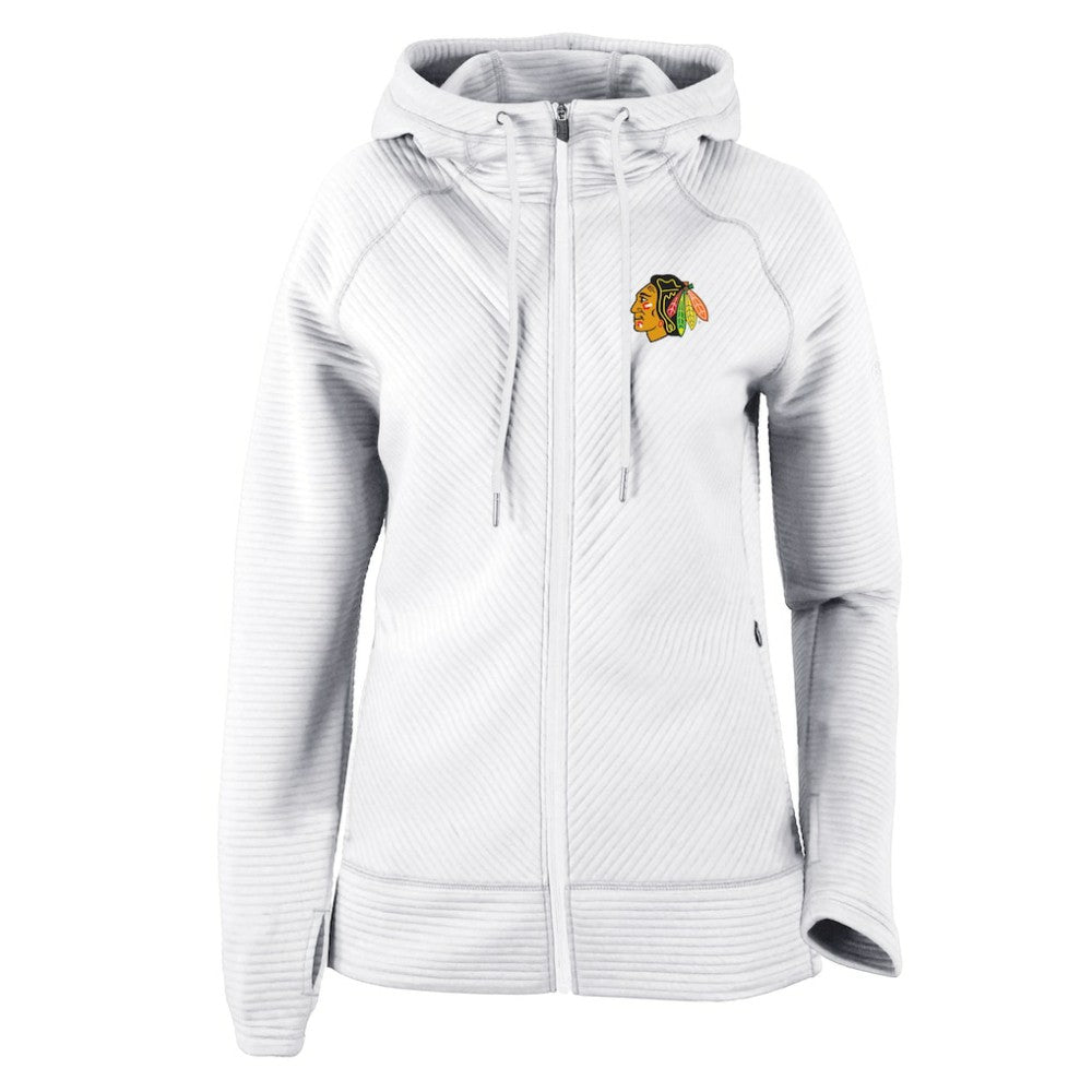 Chicago Blackhawks Columbia Women's Omni-Wick Pack It Up Full-Zip Jacket - White - NHL 200629395
