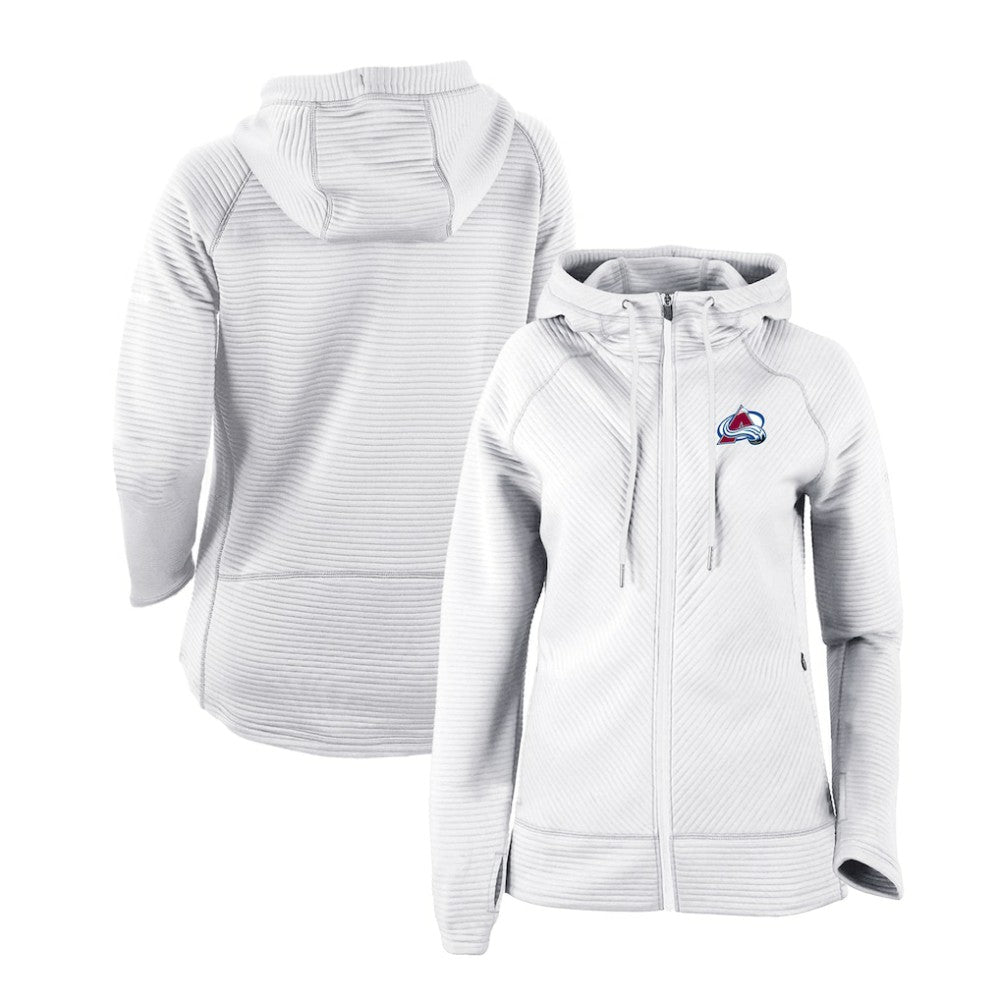 Colorado Avalanche Columbia Women's Omni-Wick Pack It Up Full-Zip Jacket - White - NHL 200629396