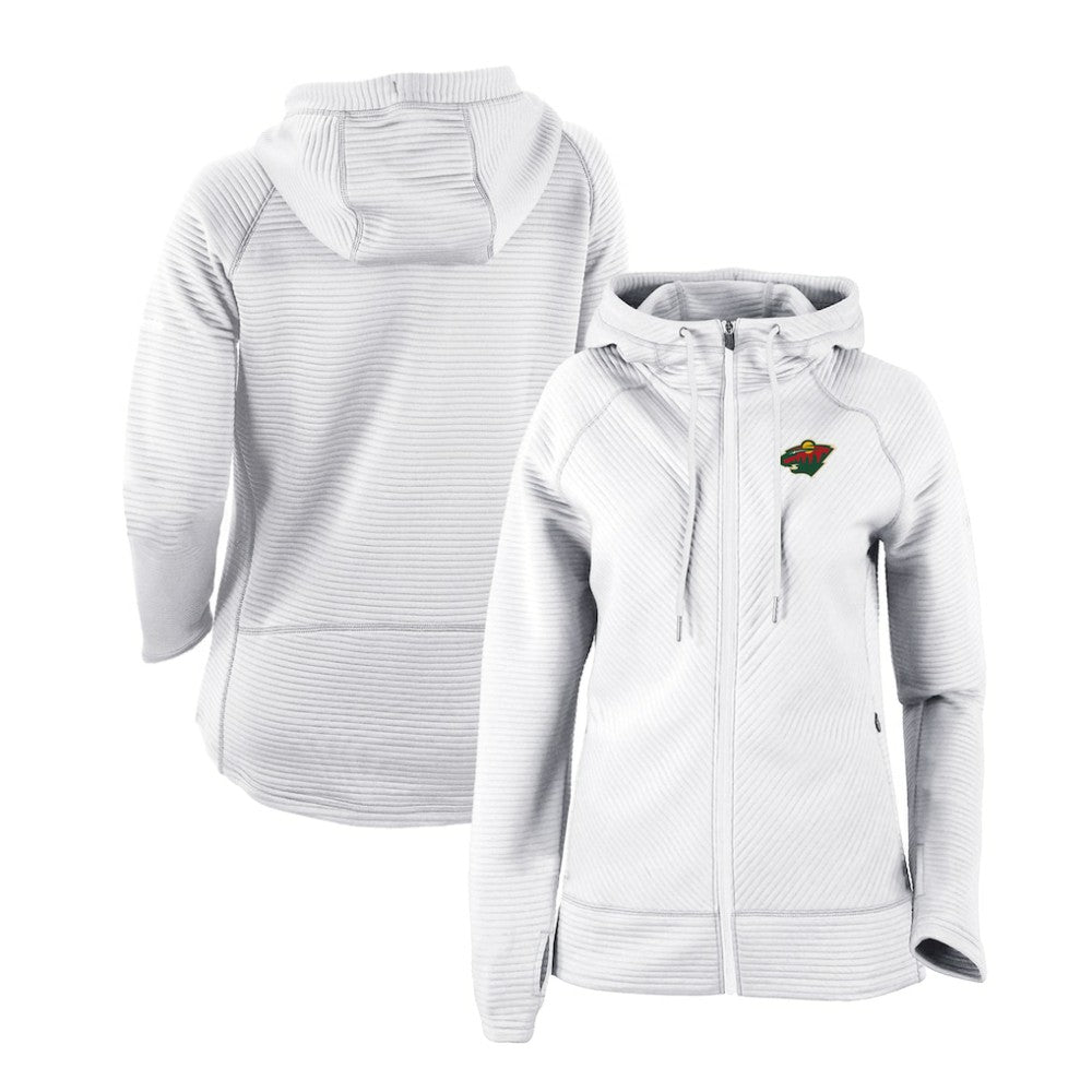 Minnesota Wild Columbia Women's Omni-Wick Pack It Up Full-Zip Jacket - White - NHL 200629402