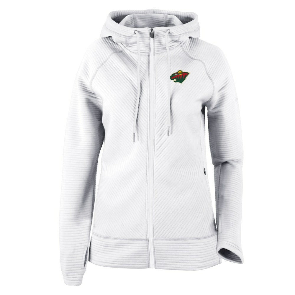 Minnesota Wild Columbia Women's Omni-Wick Pack It Up Full-Zip Jacket - White - NHL 200629402