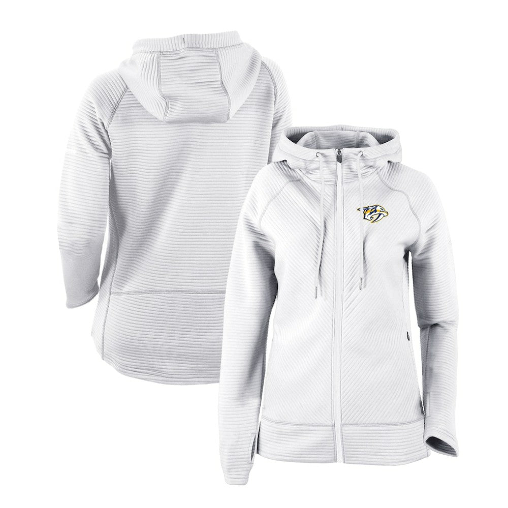 Nashville Predators Columbia Women's Omni-Wick Pack It Up Full-Zip Jacket - White - NHL 200629403