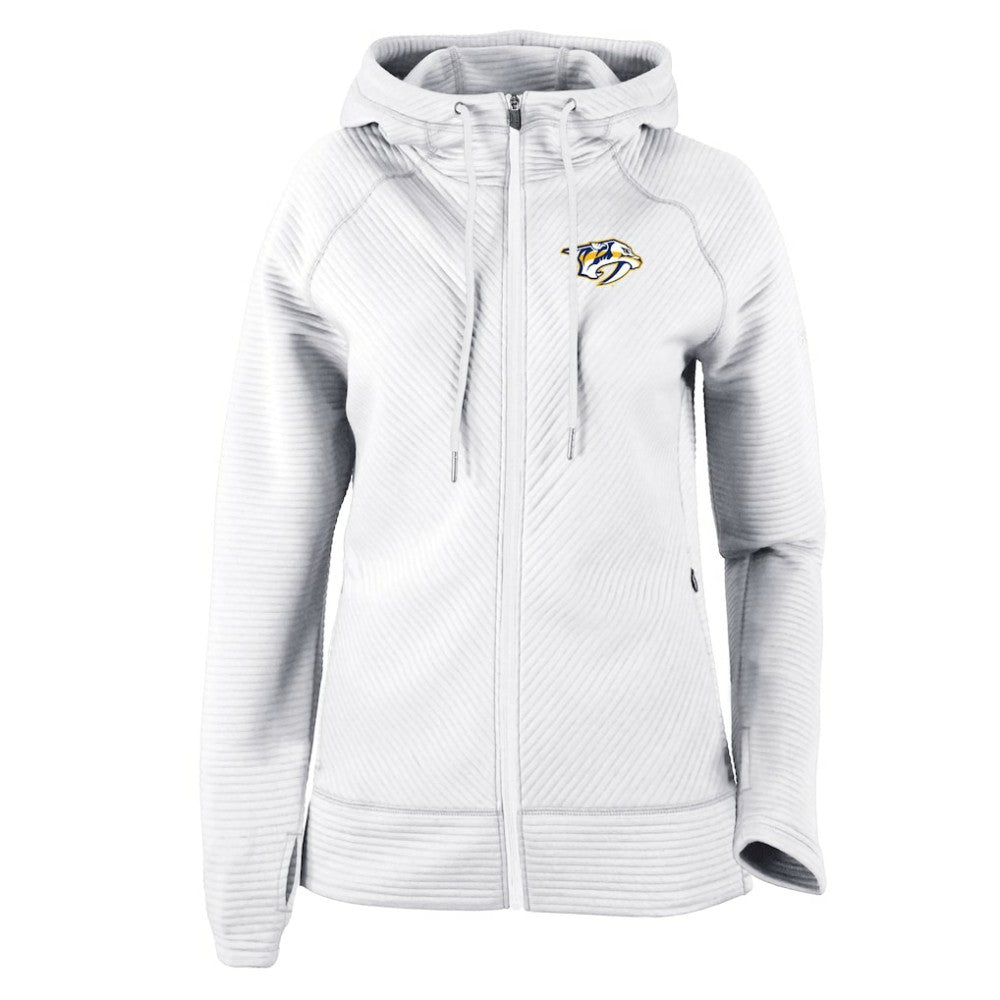 Nashville Predators Columbia Women's Omni-Wick Pack It Up Full-Zip Jacket - White - NHL 200629403