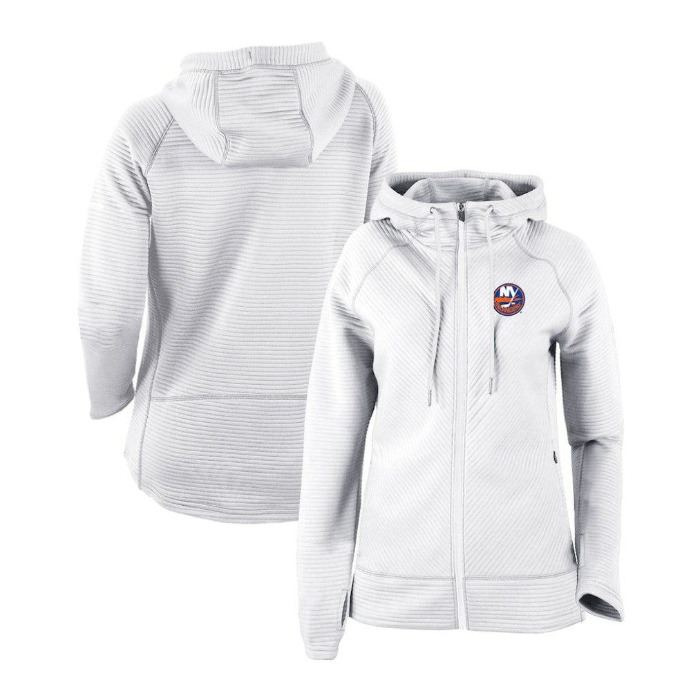 New York Islanders Columbia Women's Omni-Wick Pack It Up Full-Zip Jacket - White - NHL 200629405