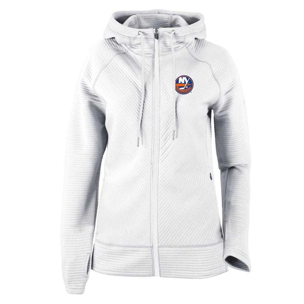New York Islanders Columbia Women's Omni-Wick Pack It Up Full-Zip Jacket - White - NHL 200629405