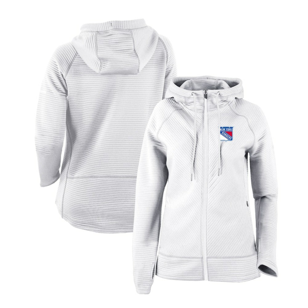 New York Rangers Columbia Women's Omni-Wick Pack It Up Full-Zip Jacket - White - NHL 200629406