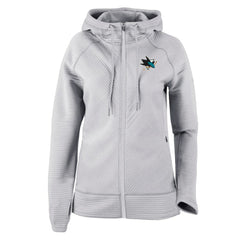 San Jose Sharks Columbia Women's Omni-Wick Pack It Up Full-Zip Jacket - Gray - NHL 200629409