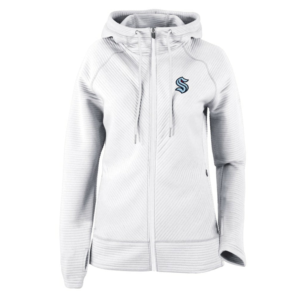 Seattle Kraken Columbia Women's Omni-Wick Pack It Up Full-Zip Jacket - White - NHL 200629410