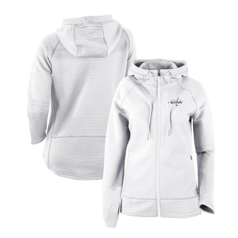 Washington Capitals Columbia Women's Omni-Wick Pack It Up Full-Zip Jacket - White - NHL 200629414