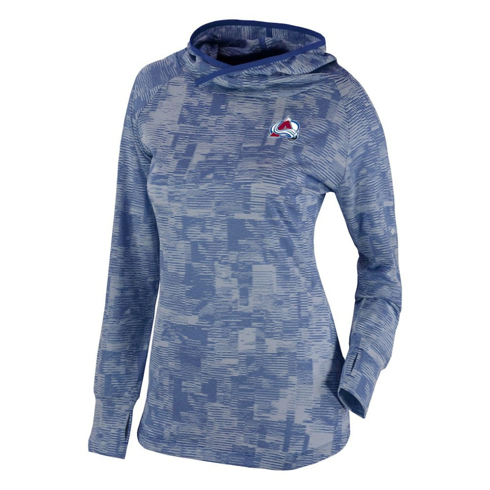 Colorado Avalanche Columbia Women's Omni-Wick Sunday Ball Pullover Hoodie - Navy - NHL 200629421