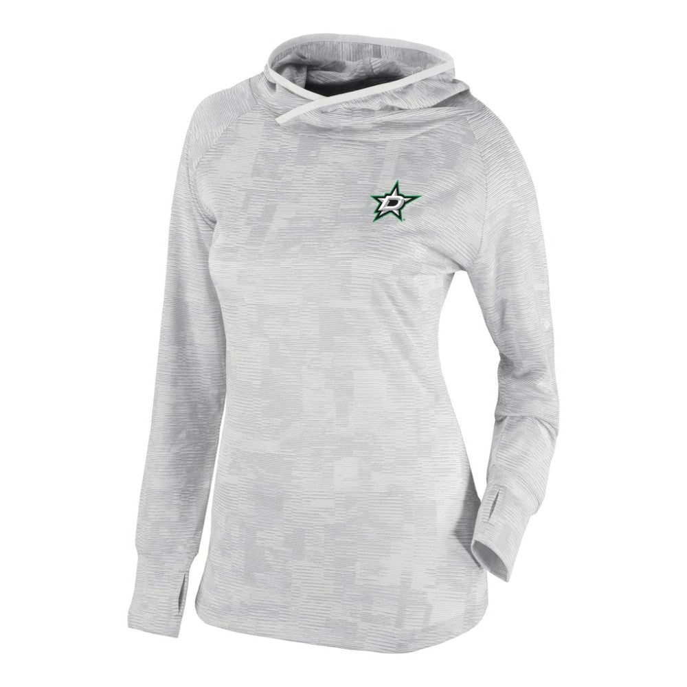 Dallas Stars Columbia Women's Omni-Wick Sunday Ball Pullover Hoodie - White - NHL 200629423