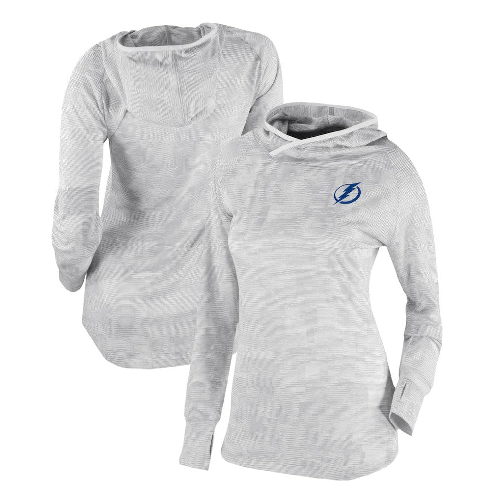 Tampa Bay Lightning Columbia Women's Omni-Wick Sunday Ball Pullover Hoodie - White - NHL 200629438