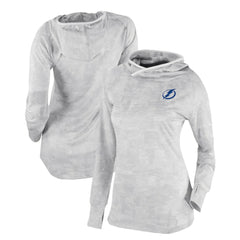 Tampa Bay Lightning Columbia Women's Omni-Wick Sunday Ball Pullover Hoodie - White - NHL 200629438