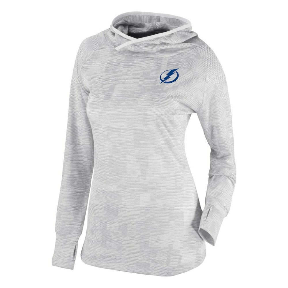 Tampa Bay Lightning Columbia Women's Omni-Wick Sunday Ball Pullover Hoodie - White - NHL 200629438