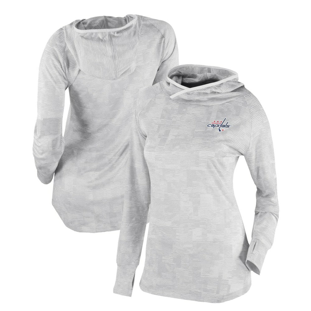 Washington Capitals Columbia Women's Omni-Wick Sunday Ball Pullover Hoodie - White - NHL 200629440