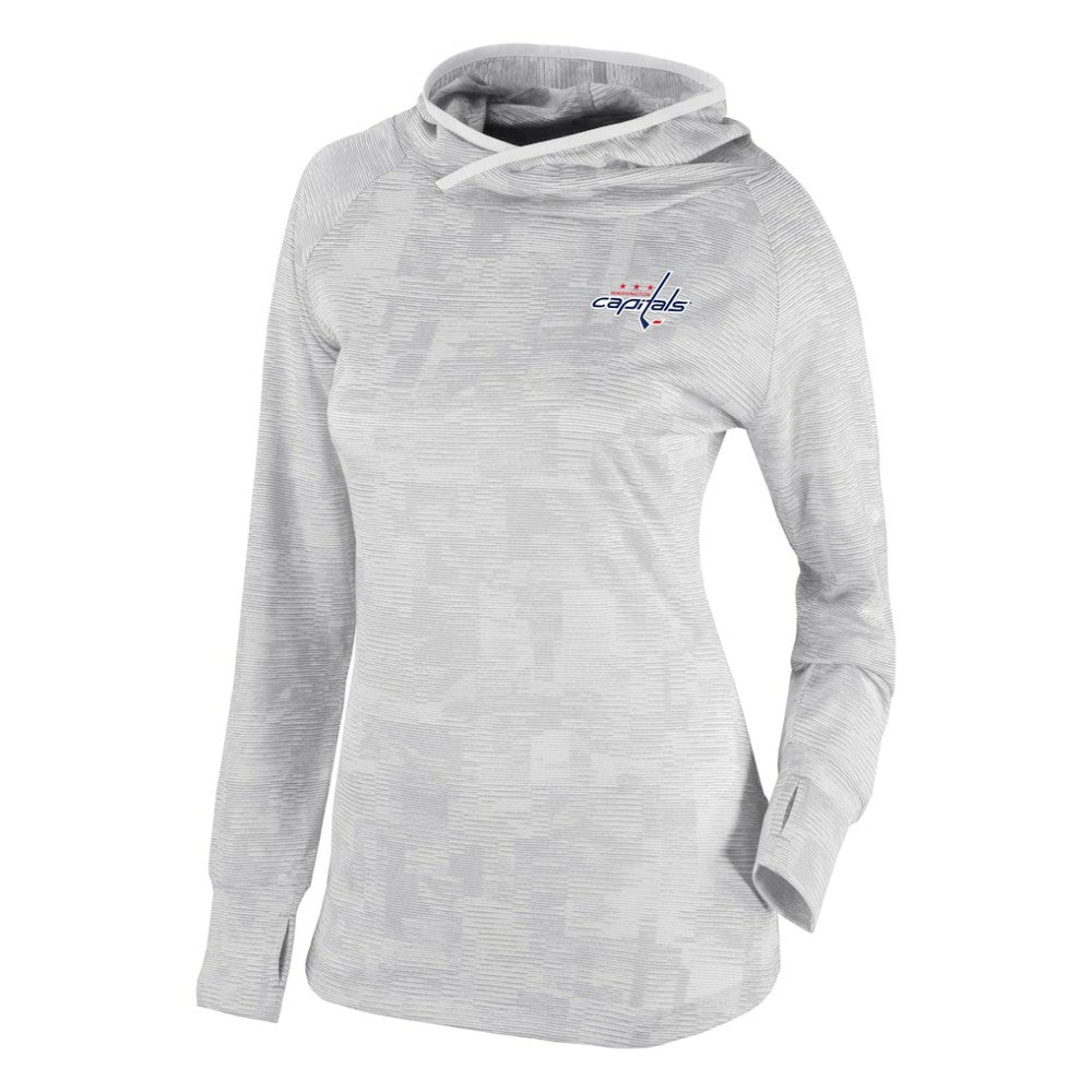 Washington Capitals Columbia Women's Omni-Wick Sunday Ball Pullover Hoodie - White - NHL 200629440