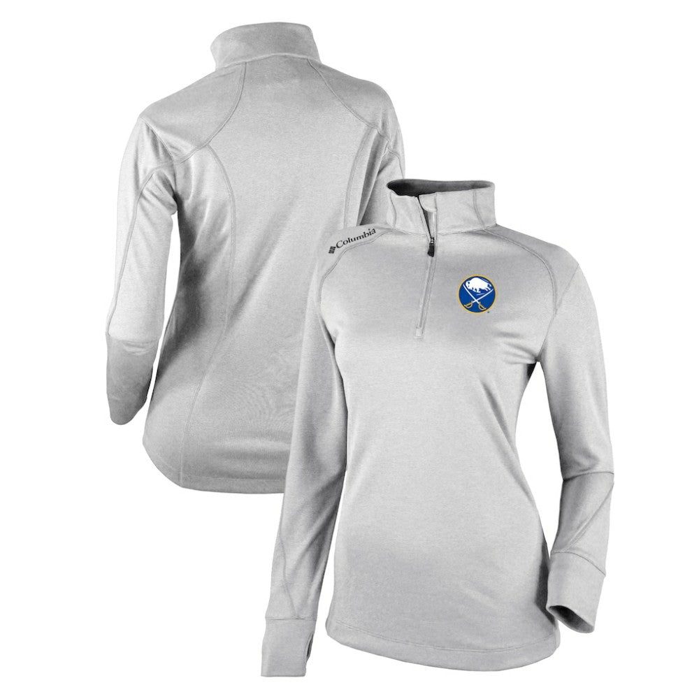 Buffalo Sabres Columbia Women's Omni-Wick Shotgun 2.0 Quarter-Zip Pullover Top - White - NHL 200629443