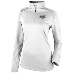 Los Angeles Kings Columbia Women's Omni-Wick Shotgun 2.0 Quarter-Zip Pullover Top - White - NHL 200629451