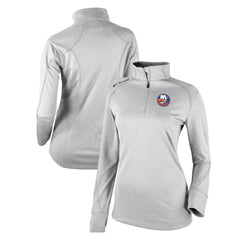 New York Islanders Columbia Women's Omni-Wick Shotgun 2.0 Quarter-Zip Pullover Top - White - NHL 200629455
