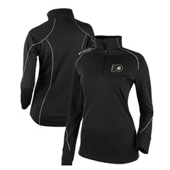 Philadelphia Flyers Columbia Women's Omni-Wick Shotgun 2.0 Quarter-Zip Pullover Top - Black - NHL 200629457