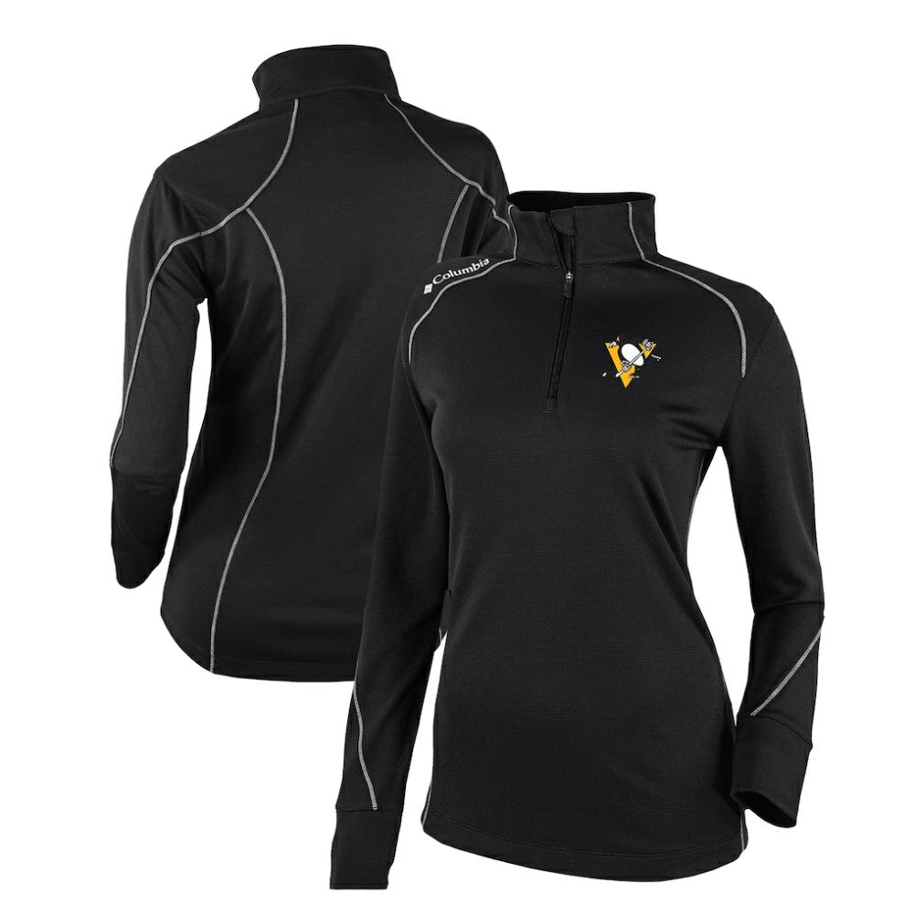 Pittsburgh Penguins Columbia Women's Omni-Wick Shotgun 2.0 Quarter-Zip Pullover Top - Black - NHL 200629458