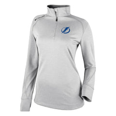 Tampa Bay Lightning Columbia Women's Omni-Wick Shotgun 2.0 Quarter-Zip Pullover Top - White - NHL 200629462