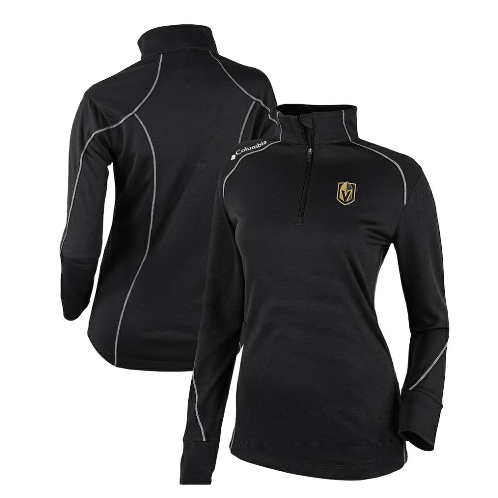 Vegas Golden Knights Columbia Women's Omni-Wick Shotgun 2.0 Quarter-Zip Pullover Top - Black - NHL 200629463