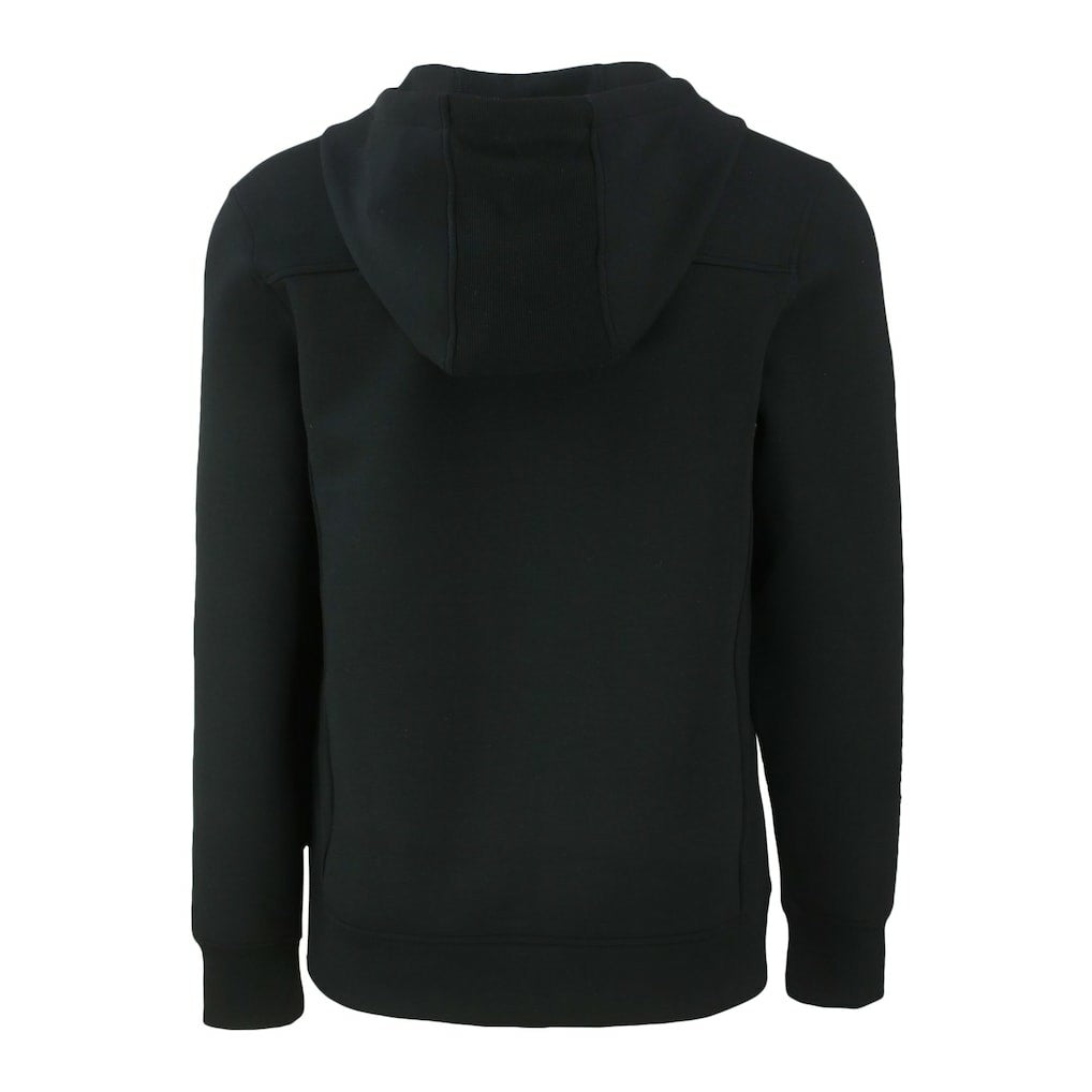 New York Giants Cutter & Buck Helmet Roam Eco Half-Zip Recycled Pullover Hoodie Black