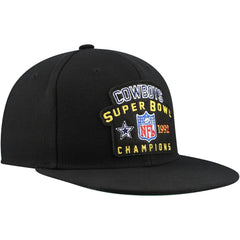 Mitchell & Ness Dallas Cowboys 1992 NFL Super Bowl Champions Snapback Hat Black