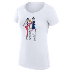 Atlanta Braves G-III 4Her by Carl Banks Women's Super-Slim Fit Lightweight Baseball Girls T-Shirt - White - MLB Online