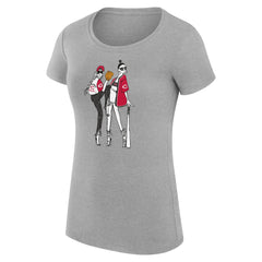 Cincinnati Reds G-III 4Her by Carl Banks Women's Super-Slim Fit Lightweight Baseball Girls T-Shirt - Heather Gray - MLB Online