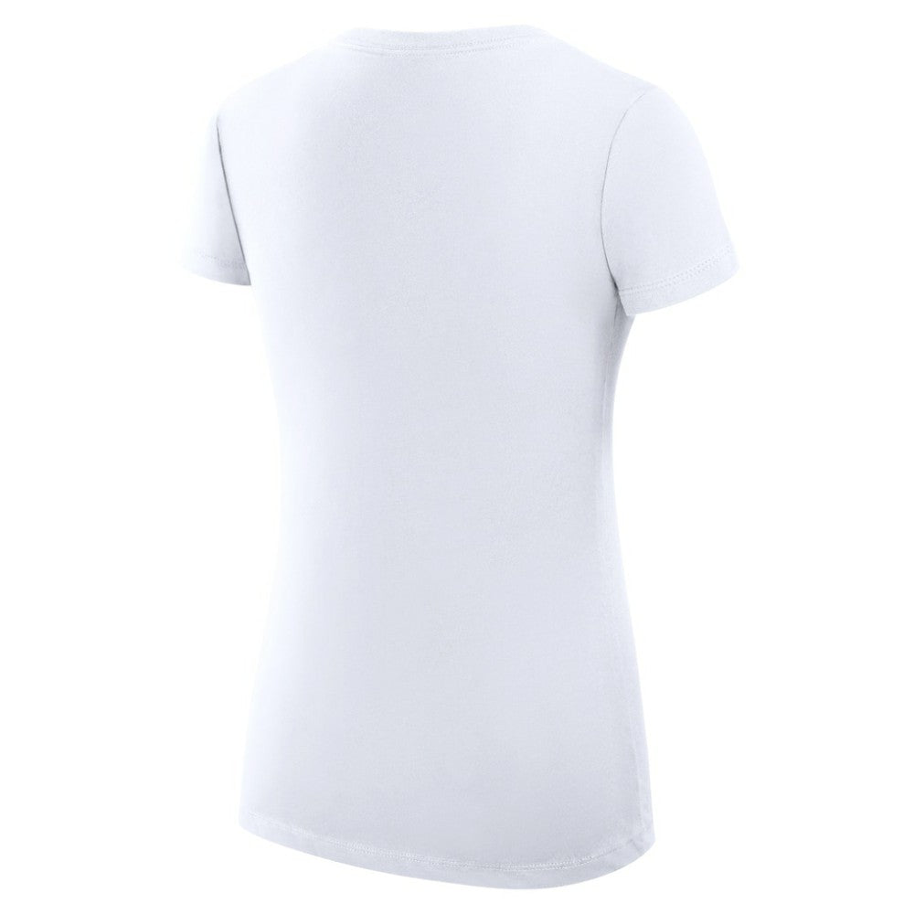 Detroit Tigers G-III 4Her by Carl Banks Women's Super-Slim Fit Lightweight Baseball V-Neck T-Shirt - White - MLB Discount