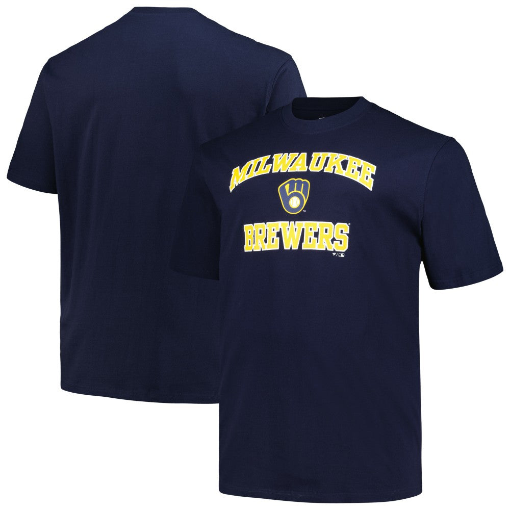 Milwaukee Brewers Profile Big & Tall Heart & Soul T-Shirt - Navy - MLB Lifestyle